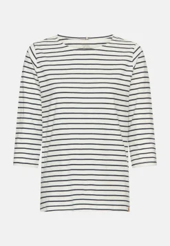 3/4-Arm T-Shirt mit Seitenschlitzen