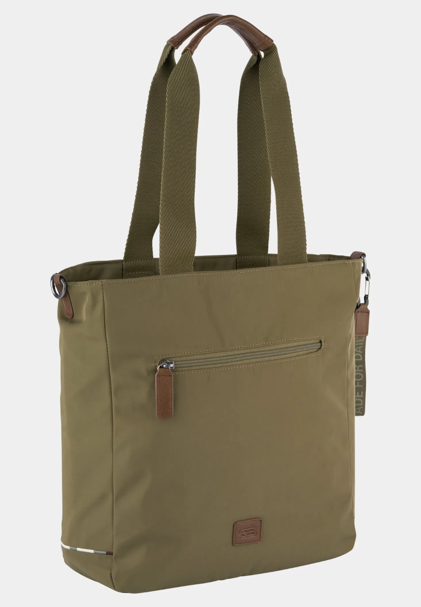 AURUM Zip Tote Bag mit abnehmbarem Schulterriemen