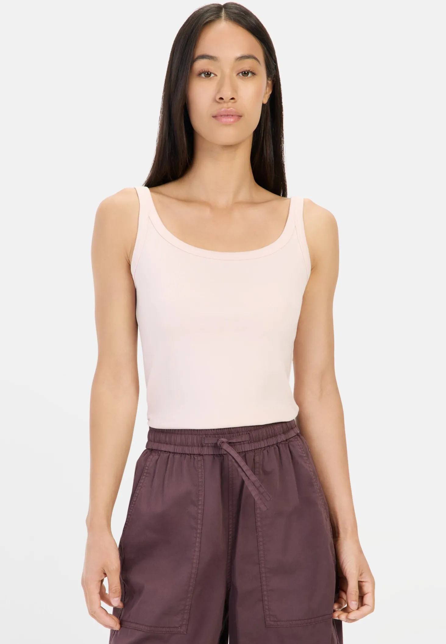 Basic Top aus reiner Baumwolle