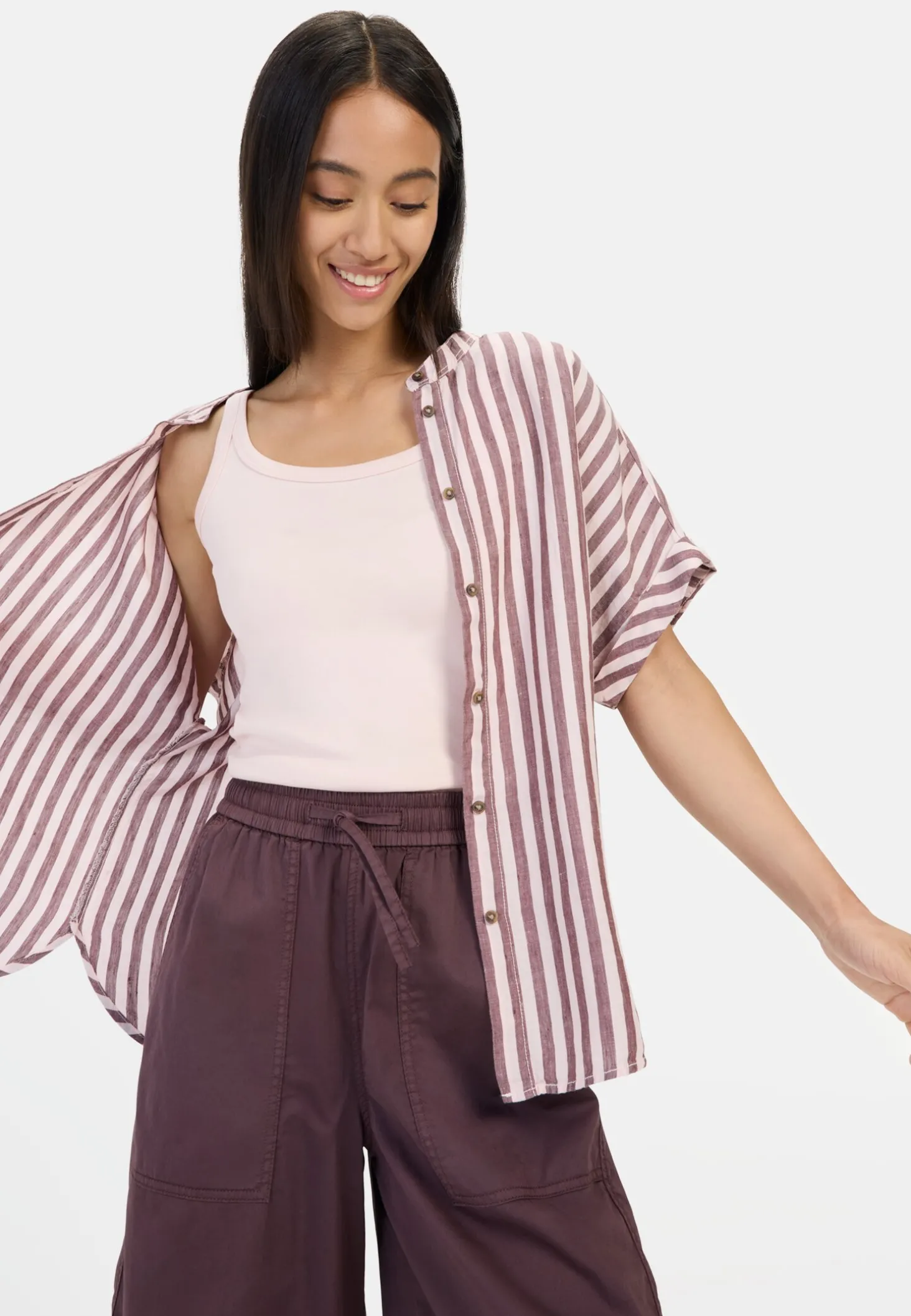 Basic Top aus reiner Baumwolle