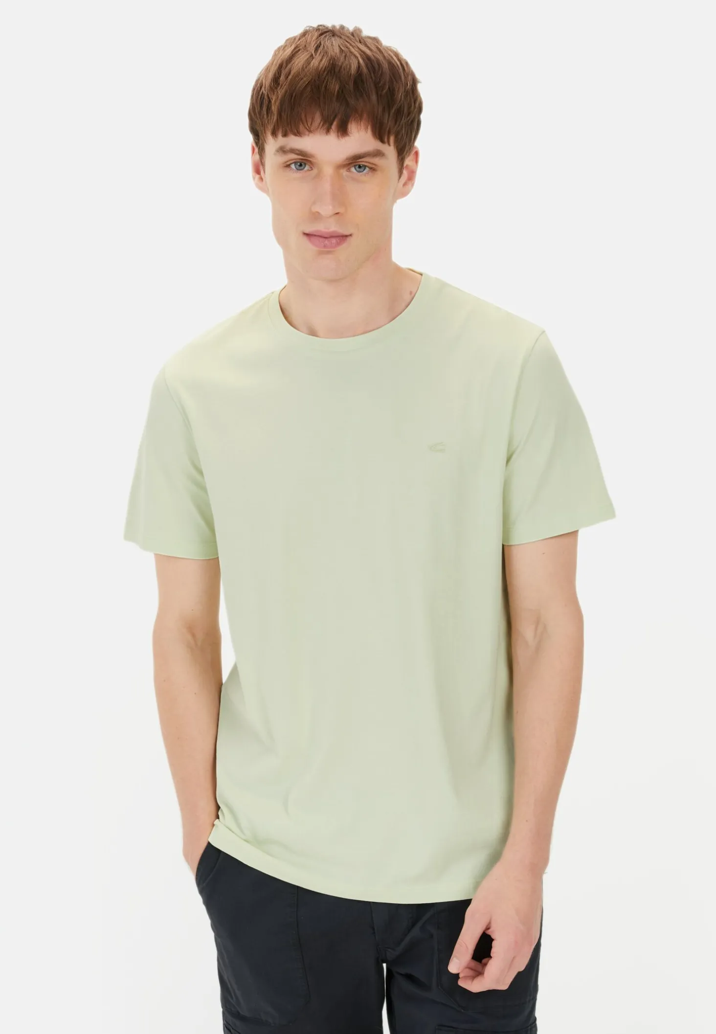 Basic T-Shirt aus reiner Baumwolle