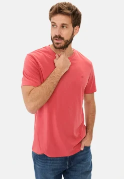 Basic T-Shirt aus reiner Baumwolle