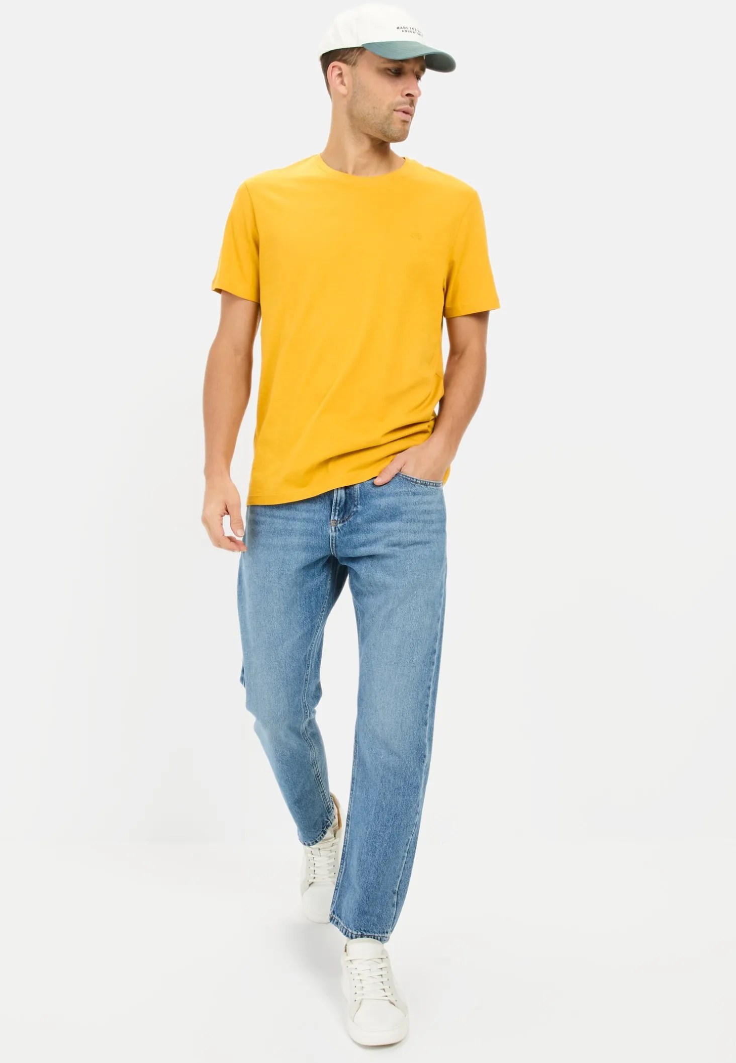 Basic T-Shirt aus reiner Baumwolle