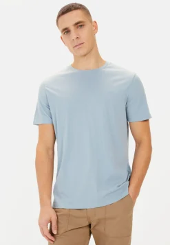 Basic T-Shirt aus reiner Baumwolle