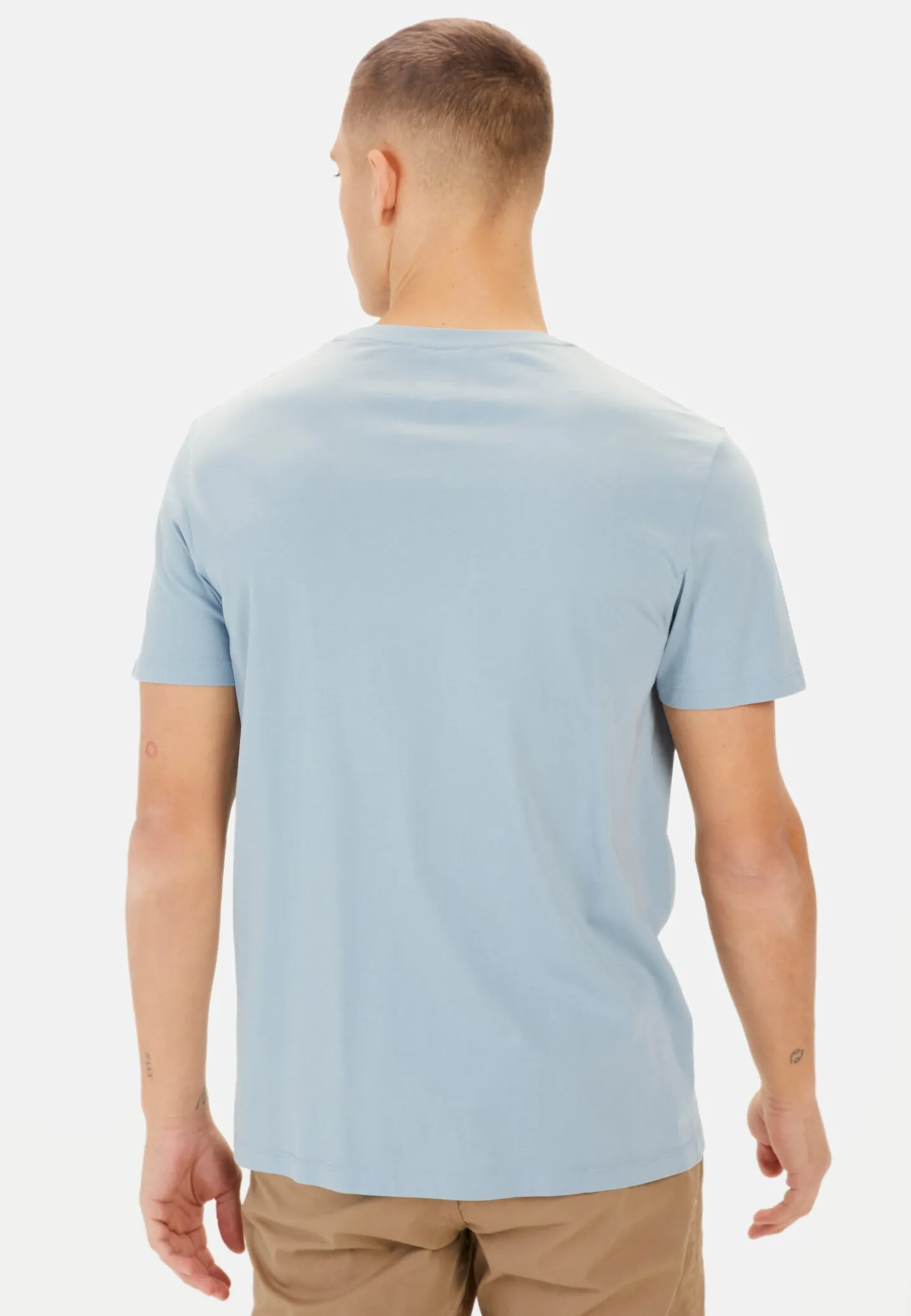 Basic T-Shirt aus reiner Baumwolle