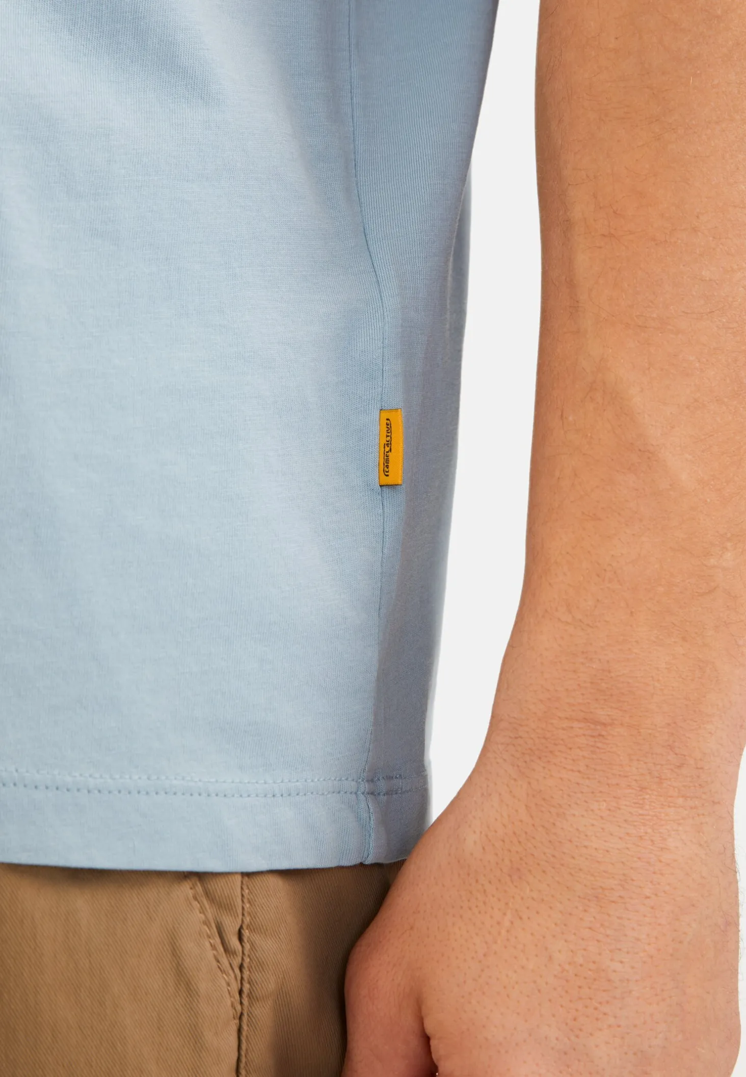 Basic T-Shirt aus reiner Baumwolle