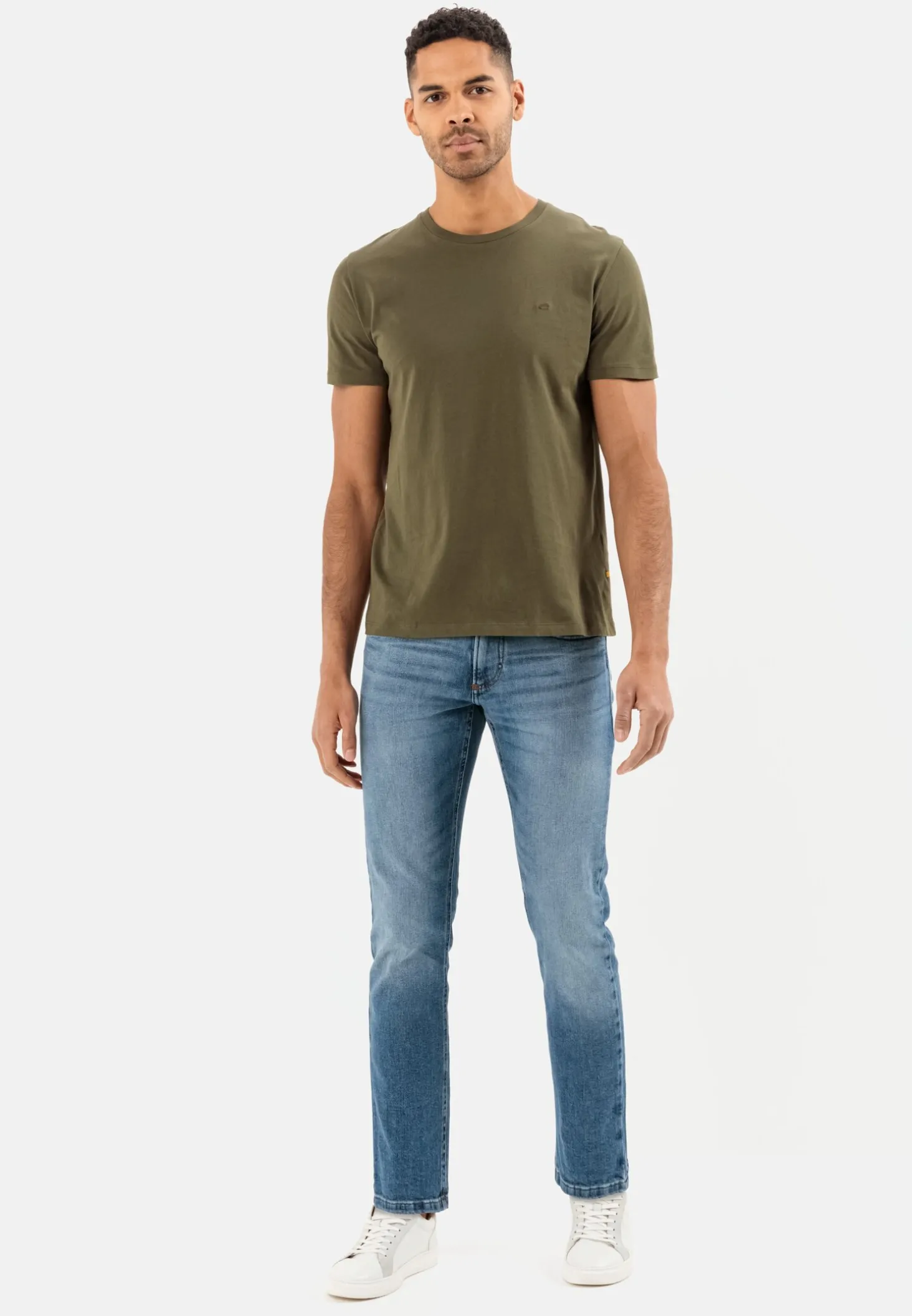 Basic T-Shirt mit Rundhals aus Organic Cotton