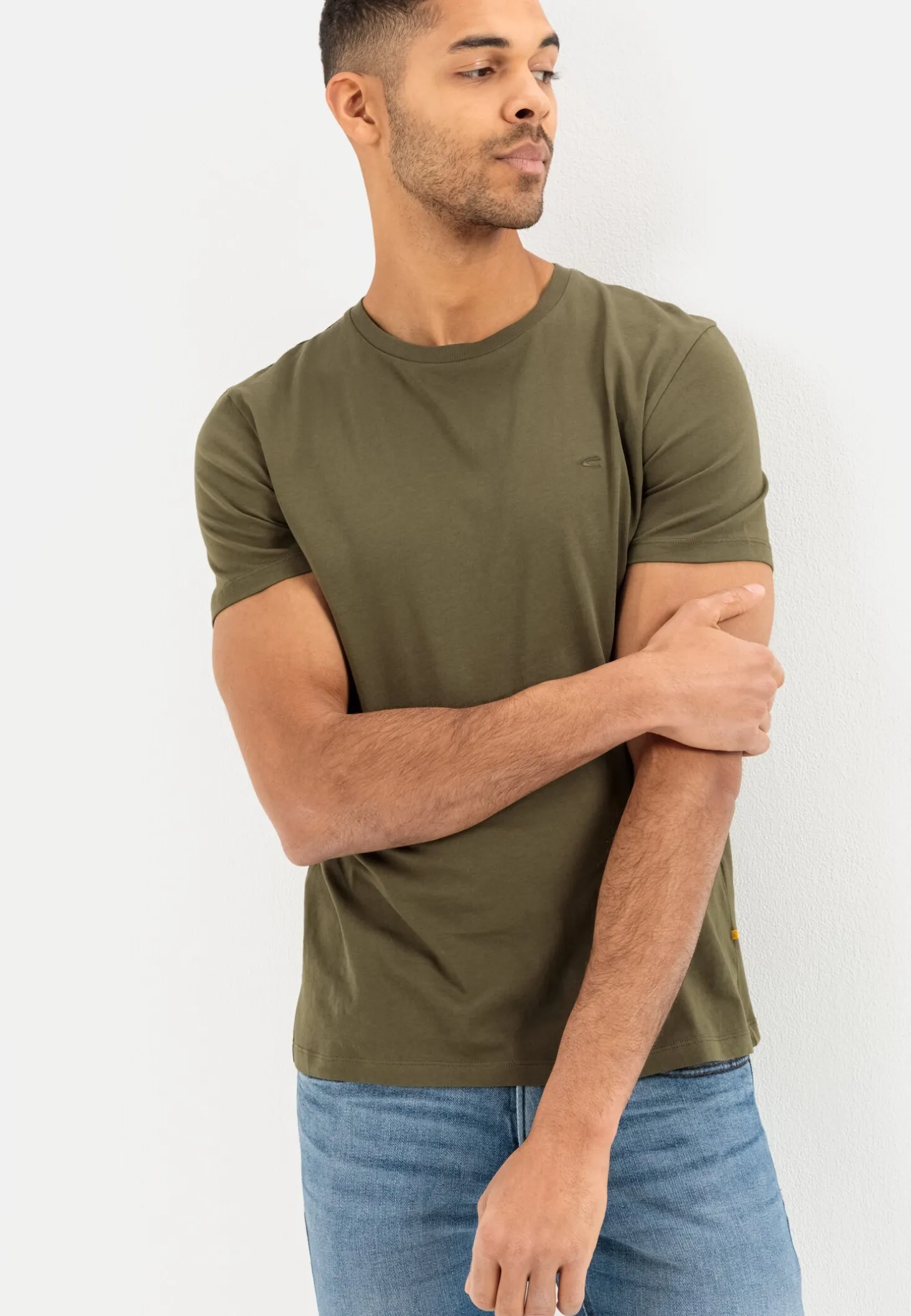 Basic T-Shirt mit Rundhals aus Organic Cotton