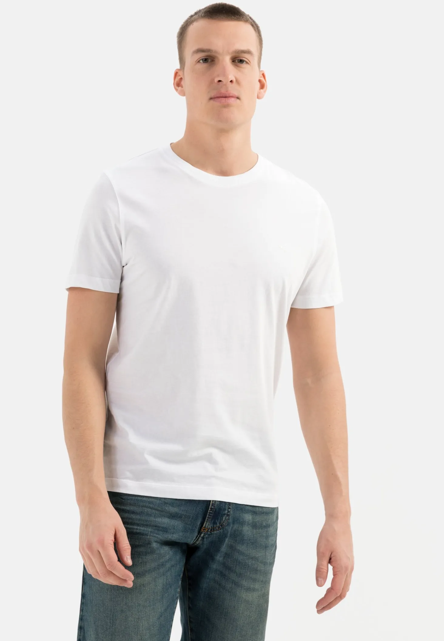 Basic T-Shirt mit Rundhals aus Organic Cotton