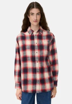 Baumwollbluse mit Brusttasche