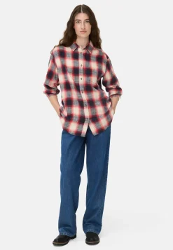 Baumwollbluse mit Brusttasche