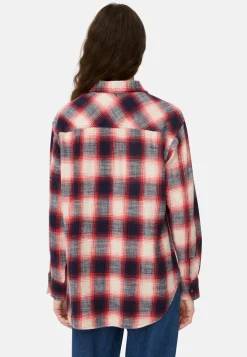 Baumwollbluse mit Brusttasche