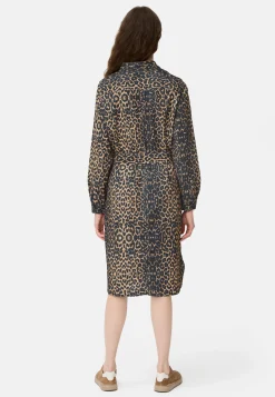 Baumwollkleid mit Bindegürtel