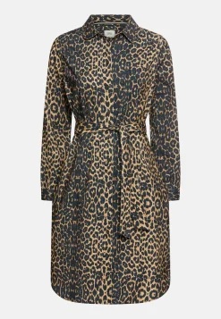 Baumwollkleid mit Bindegürtel