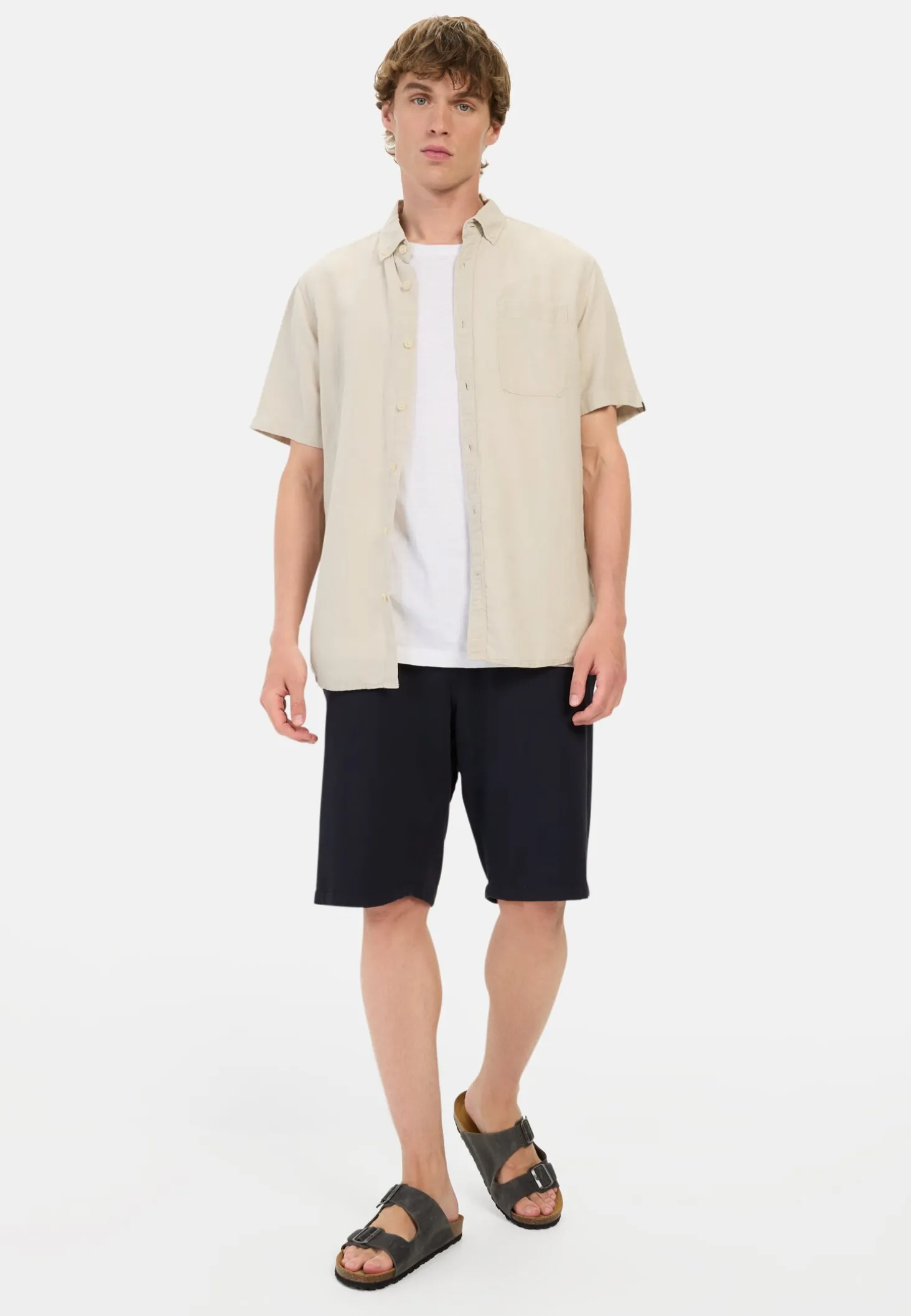 Bermuda Shorts mit elastischem Bund