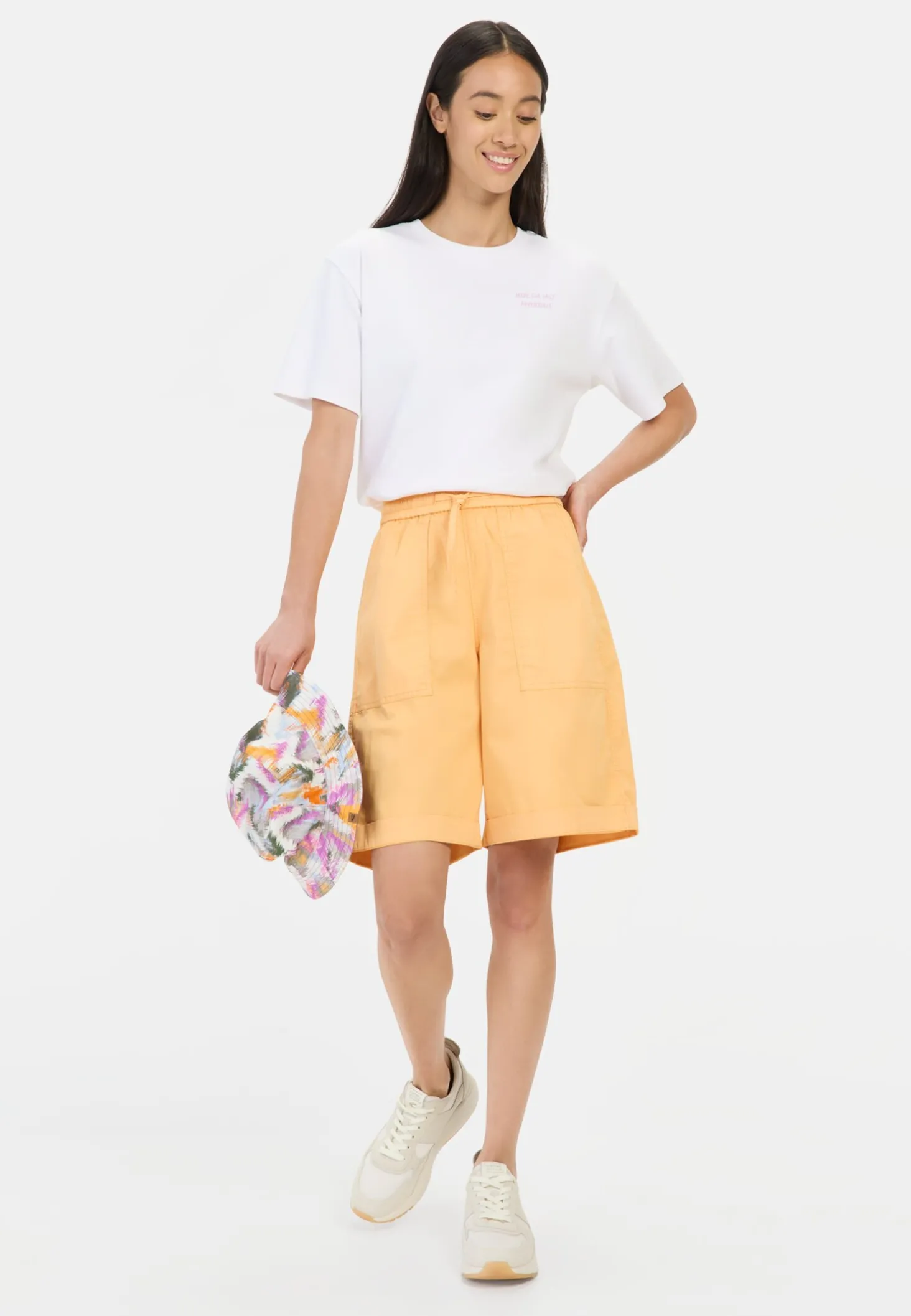 Bermuda Shorts mit elastischem Tunnelzug