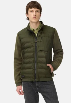 Blouson im Stepp-Fleece-Mix