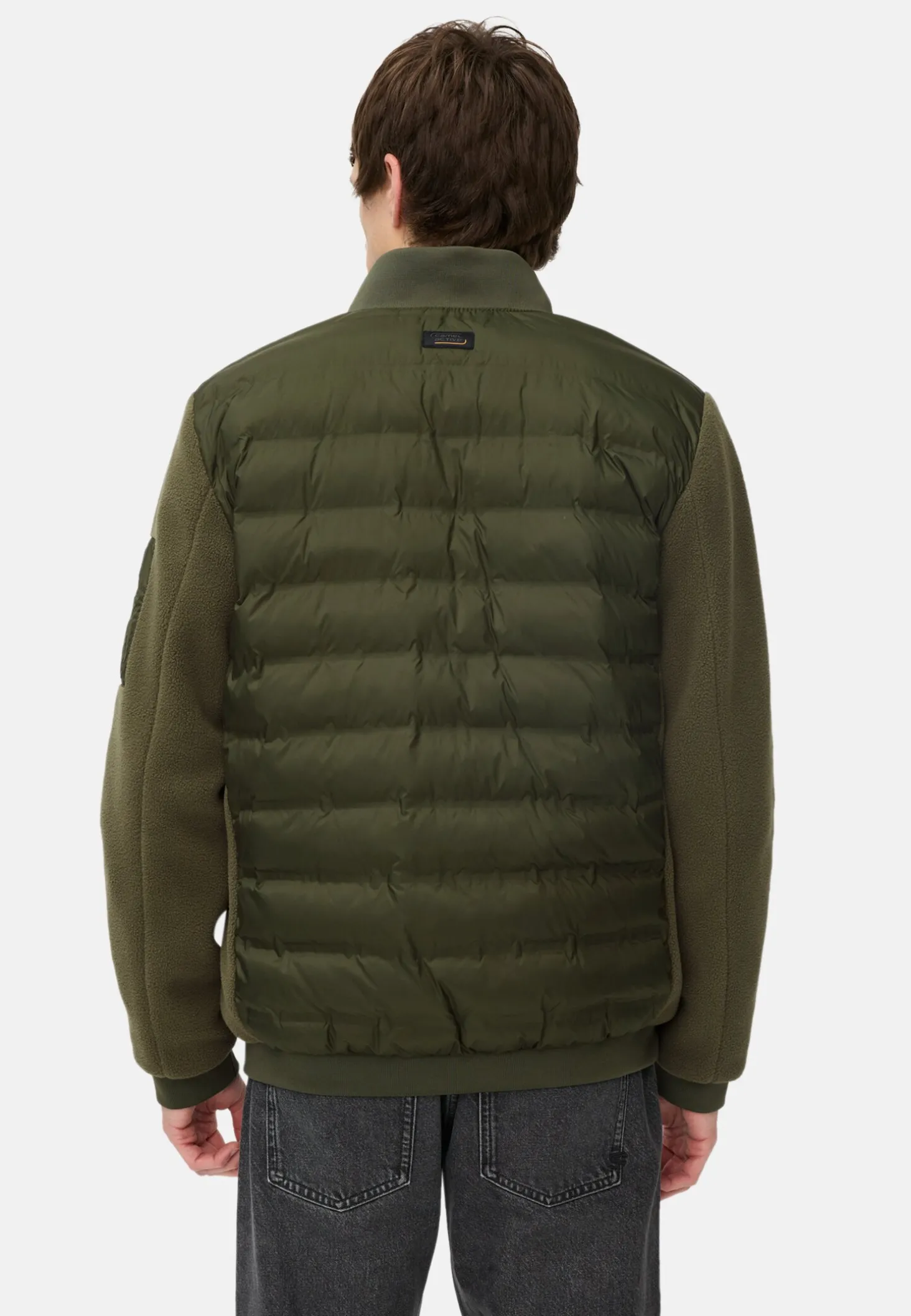 Blouson im Stepp-Fleece-Mix