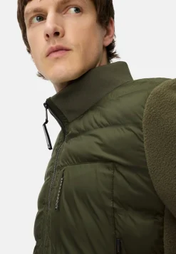 Blouson im Stepp-Fleece-Mix
