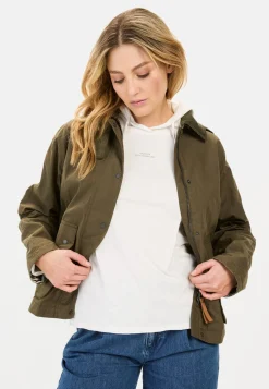 Blouson mit Cordkragen