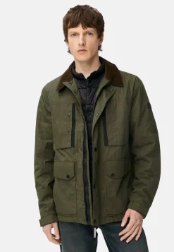 Blouson mit Hemdkragen und Fleece-Futter