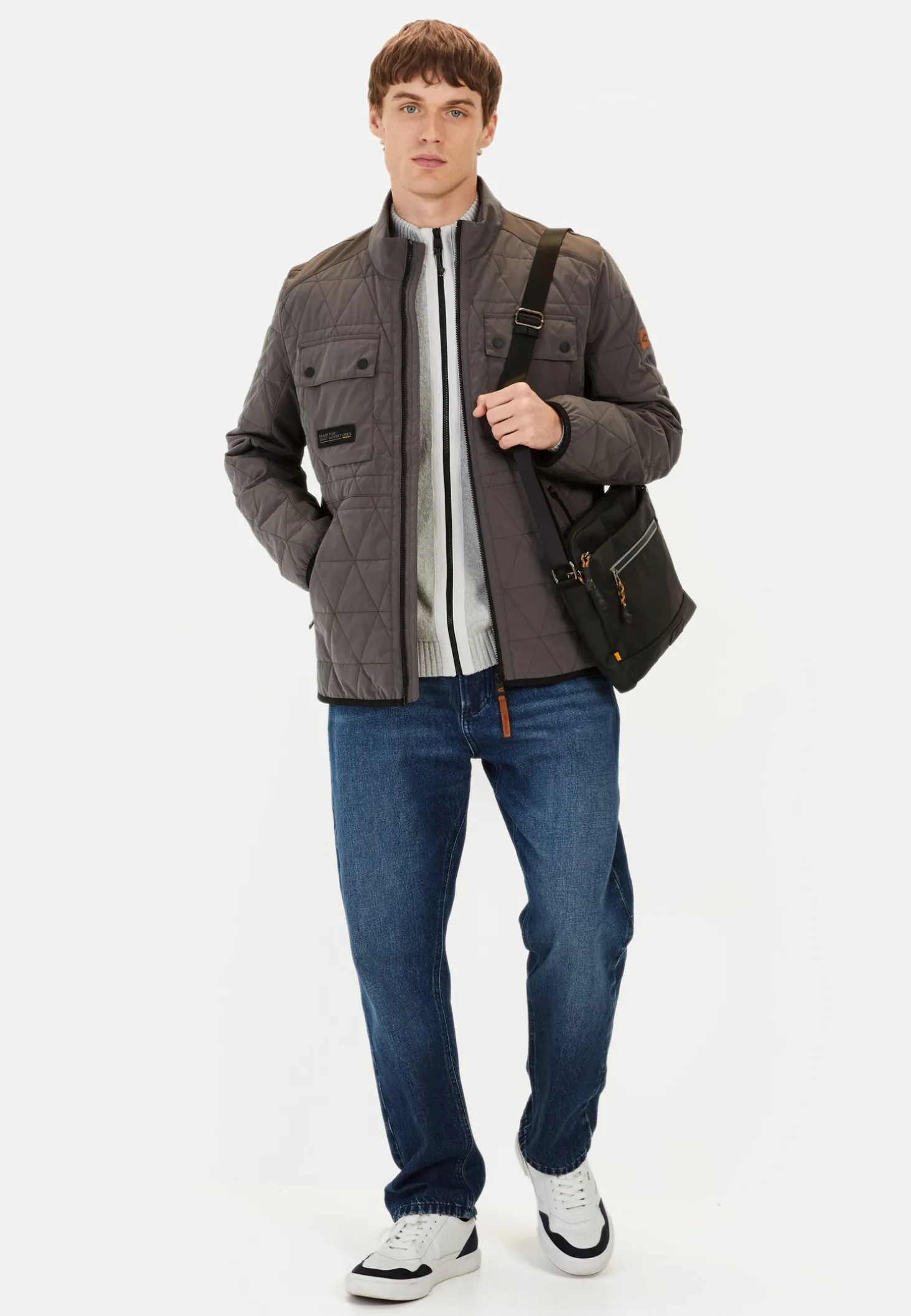 Blouson mit Stehkragen