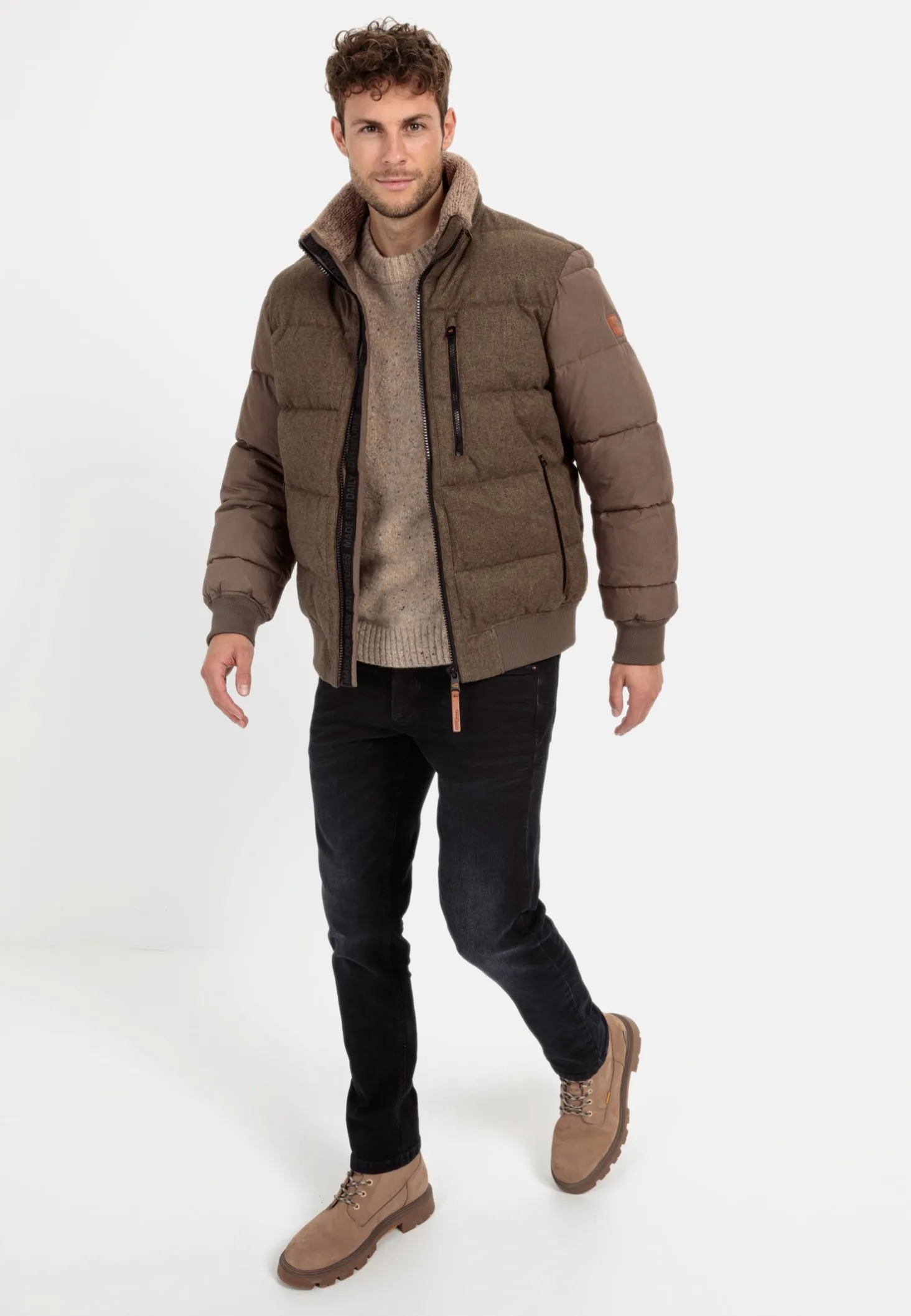 Blouson mit Stehkragen
