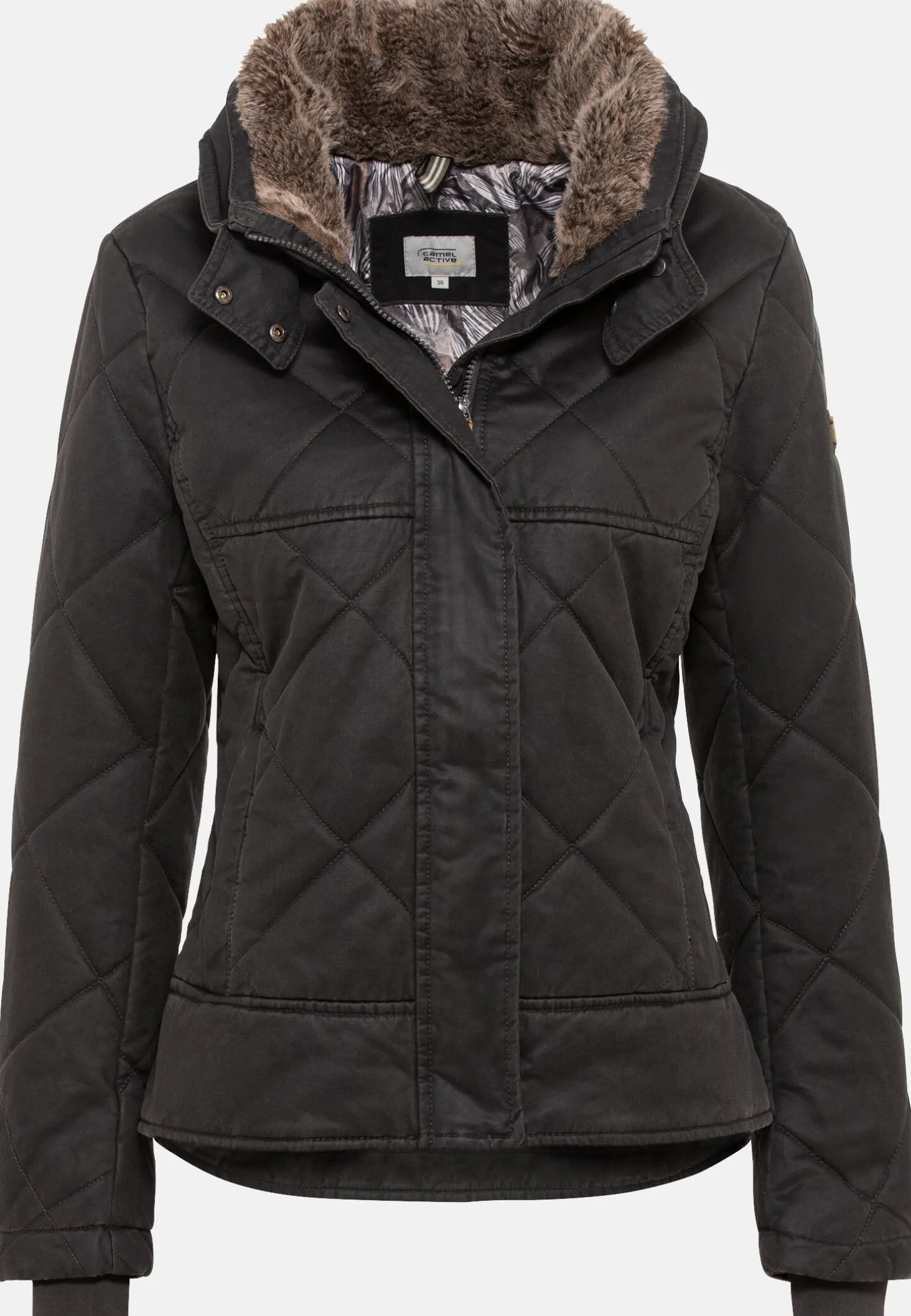 Blouson mit Stehkragen im Vintage Look