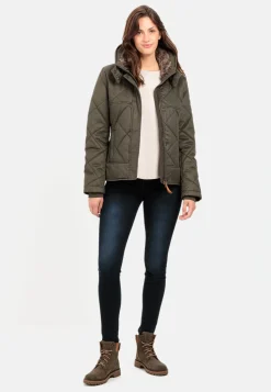 Blouson mit Stehkragen im Vintage Look
