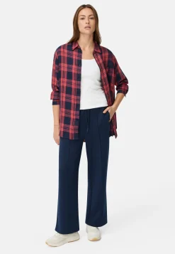 Bluse aus Lyocell- Leinenmix