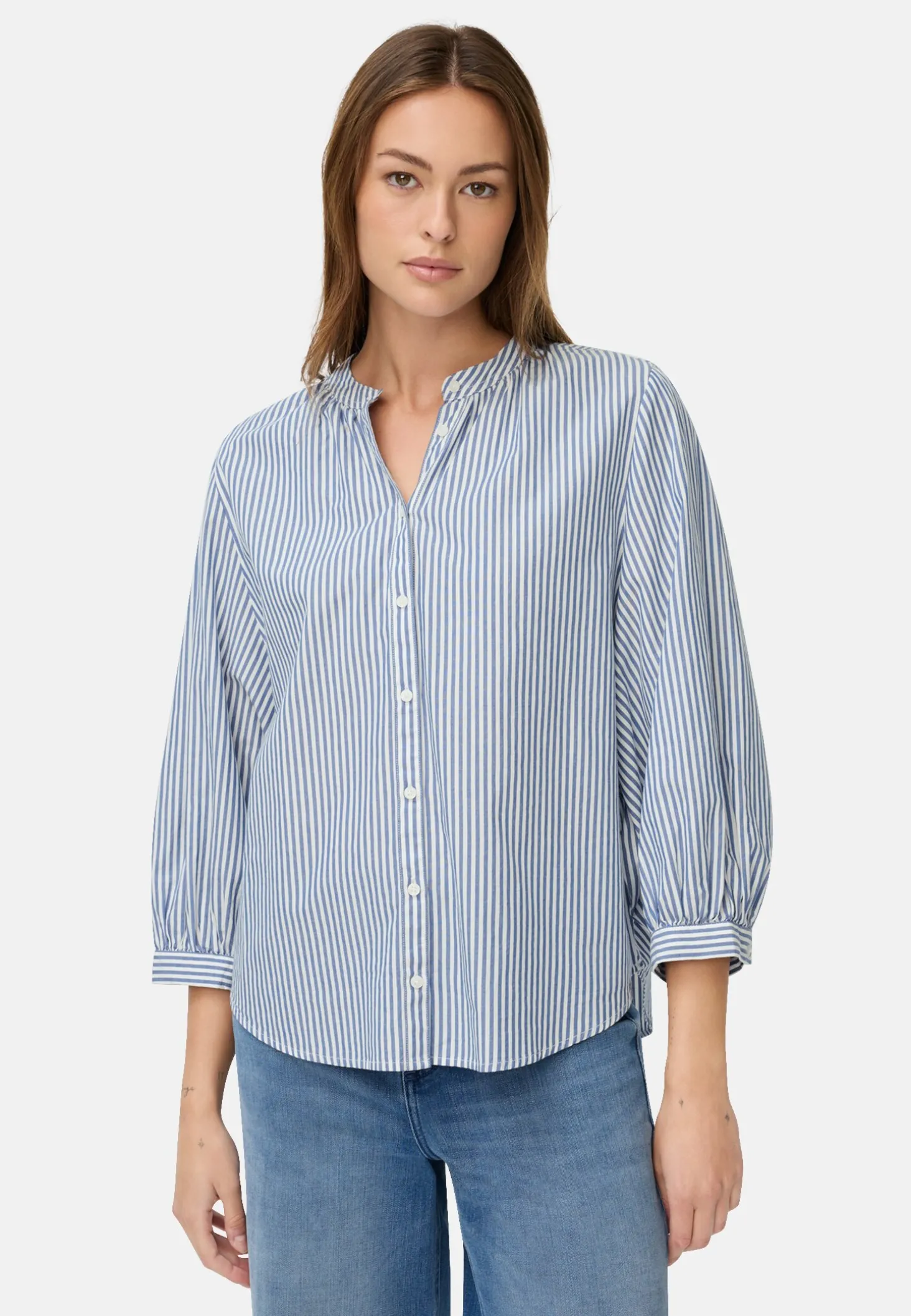 Bluse aus reiner Baumwolle