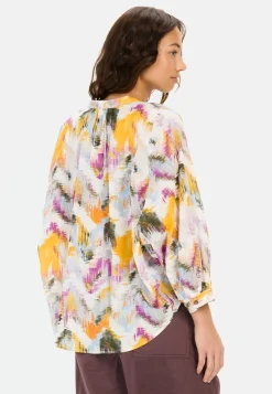 Bluse mit Allover-Print