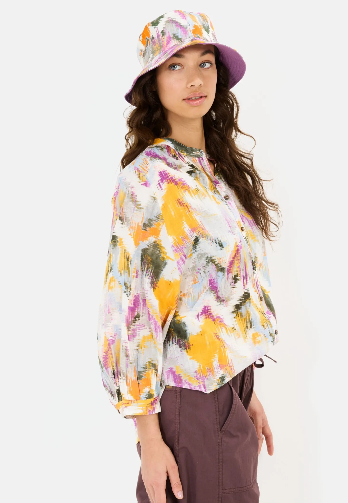 Bluse mit Allover-Print