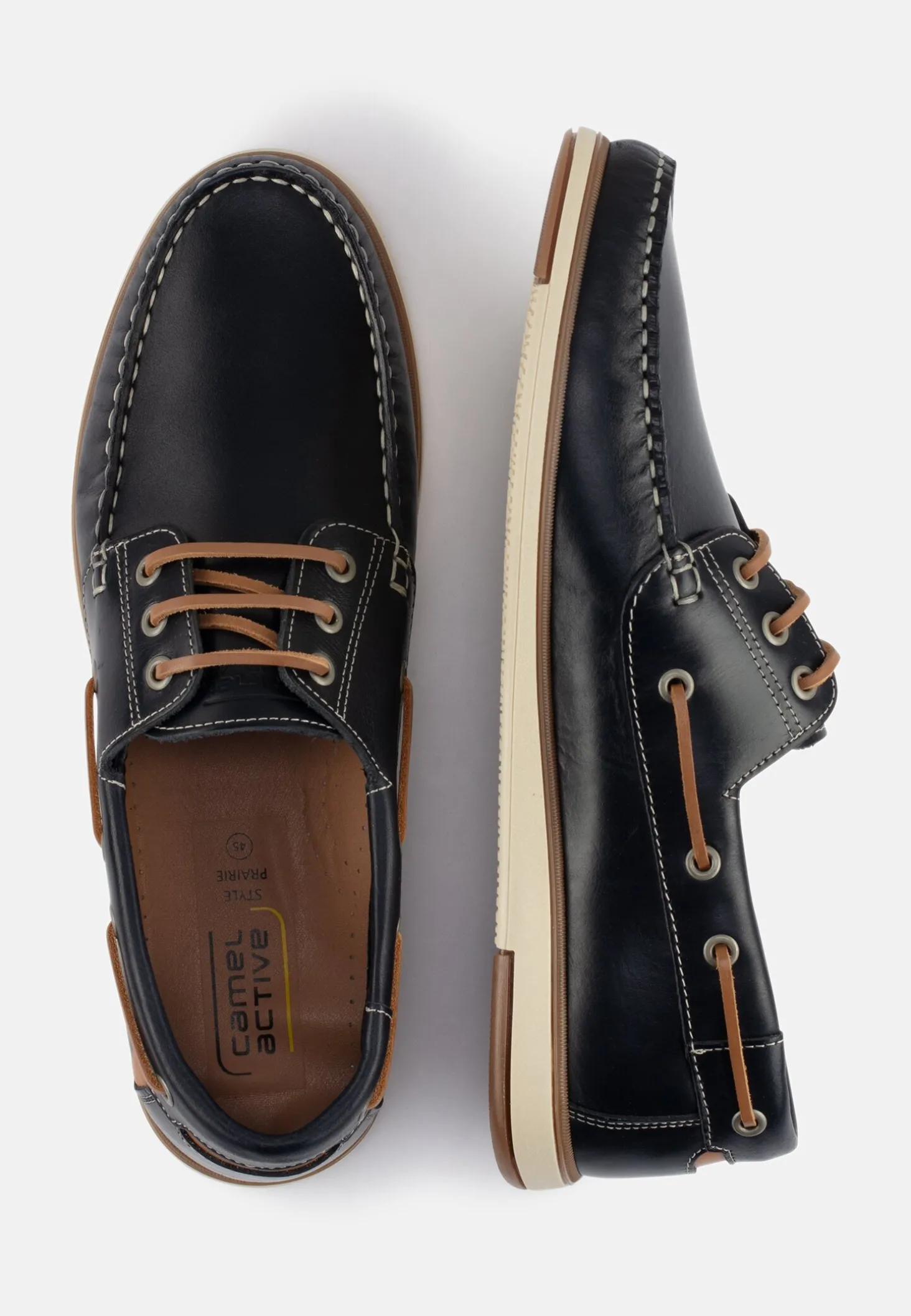 Bootschuhe aus Leder