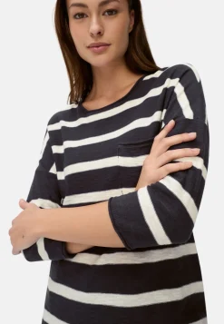 Boxy Strickpullover mit 3/4-Ärmeln