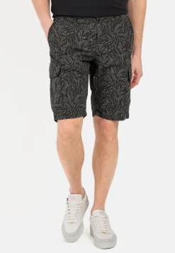 Cargo Shorts mit Allover-Print