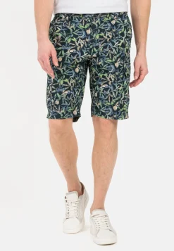 Cargo Shorts mit Allover-Print