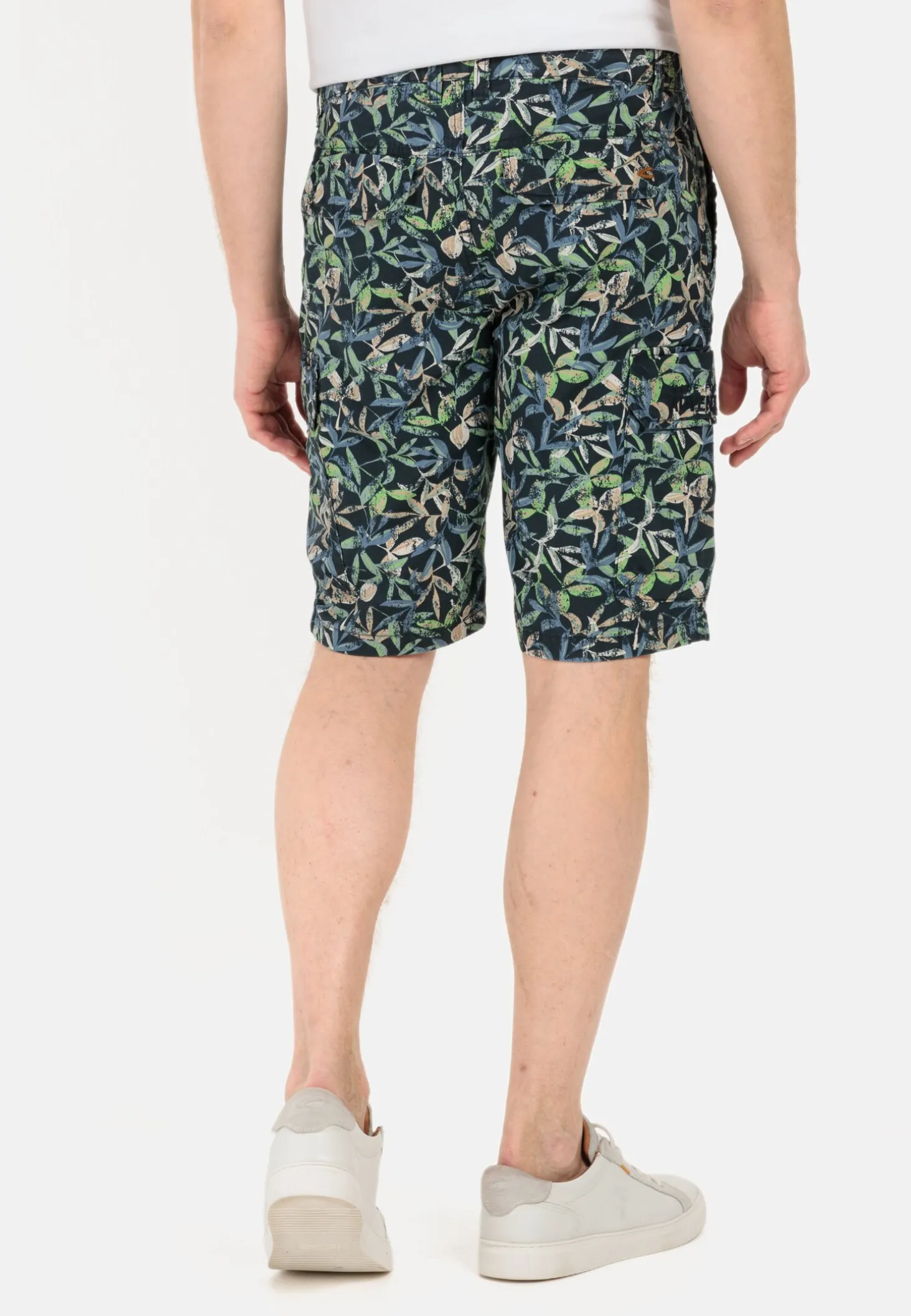 Cargo Shorts mit Allover-Print