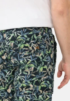 Cargo Shorts mit Allover-Print