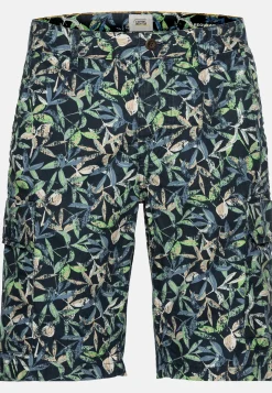 Cargo Shorts mit Allover-Print