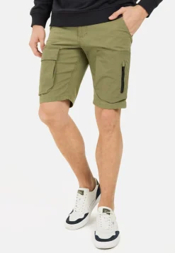 Cargo Shorts mit Ripstop-Kontrast