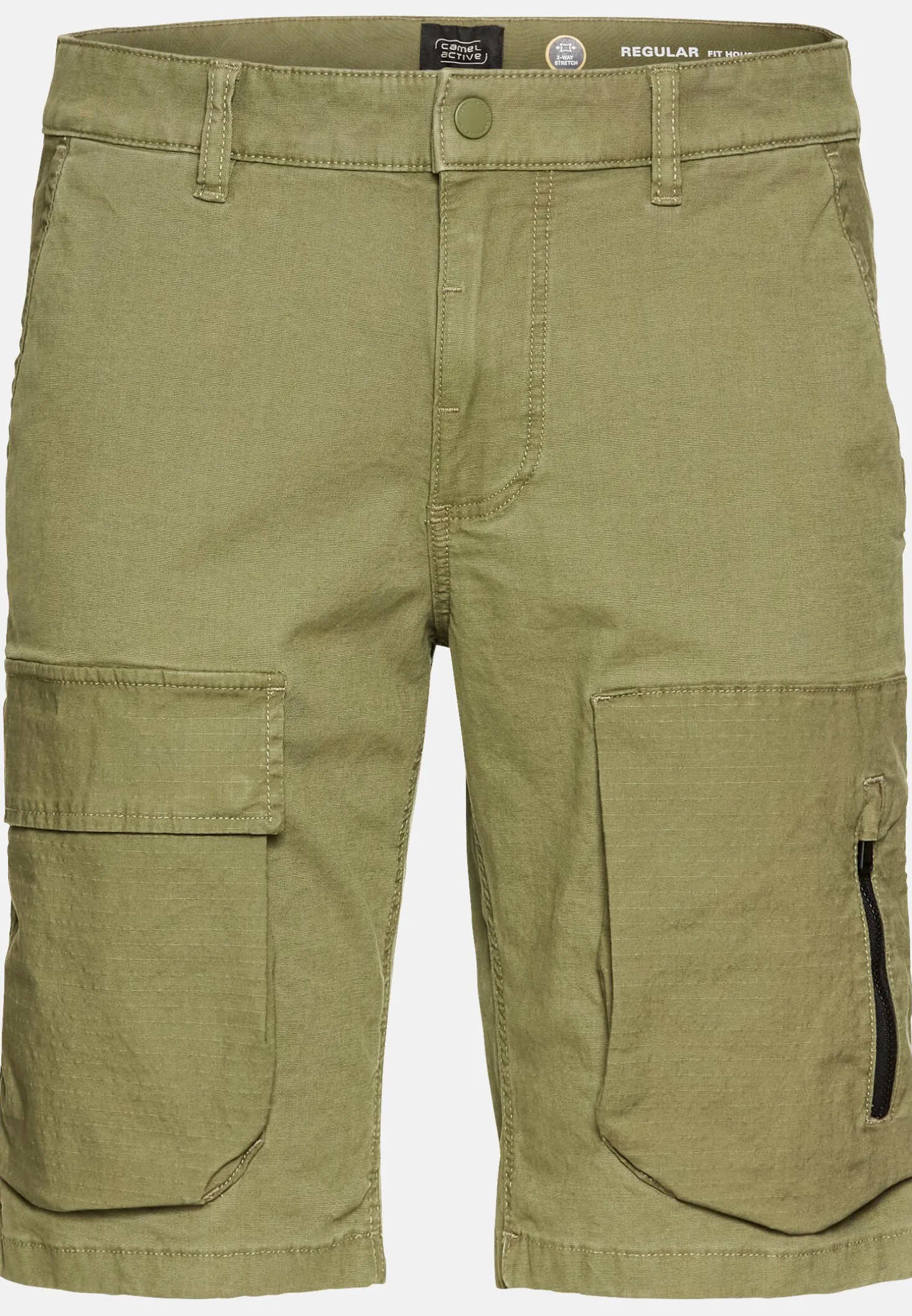 Cargo Shorts mit Ripstop-Kontrast
