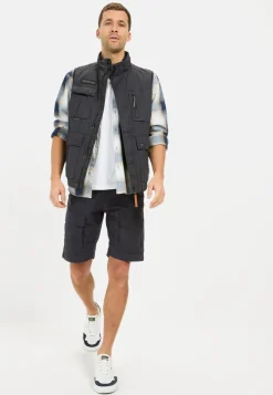 Cargo Shorts mit Ripstop-Kontrast