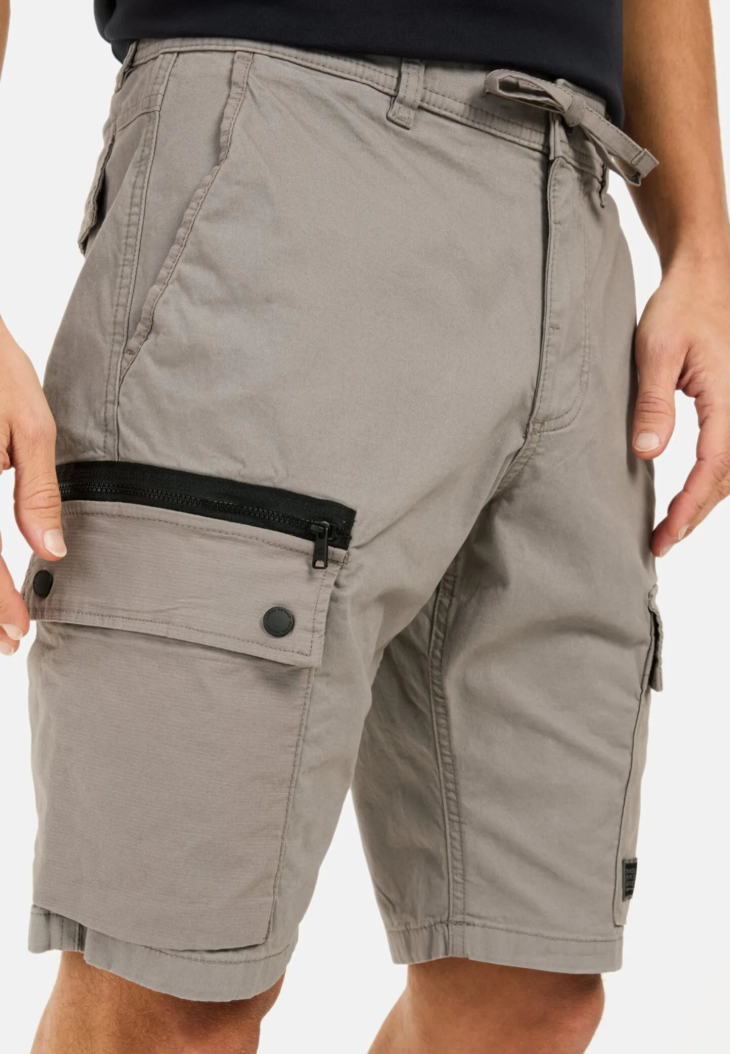 Cargo-Shorts mit Kordelzug und Stretch