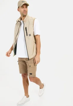 Cargo-Shorts mit Kordelzug und Stretch