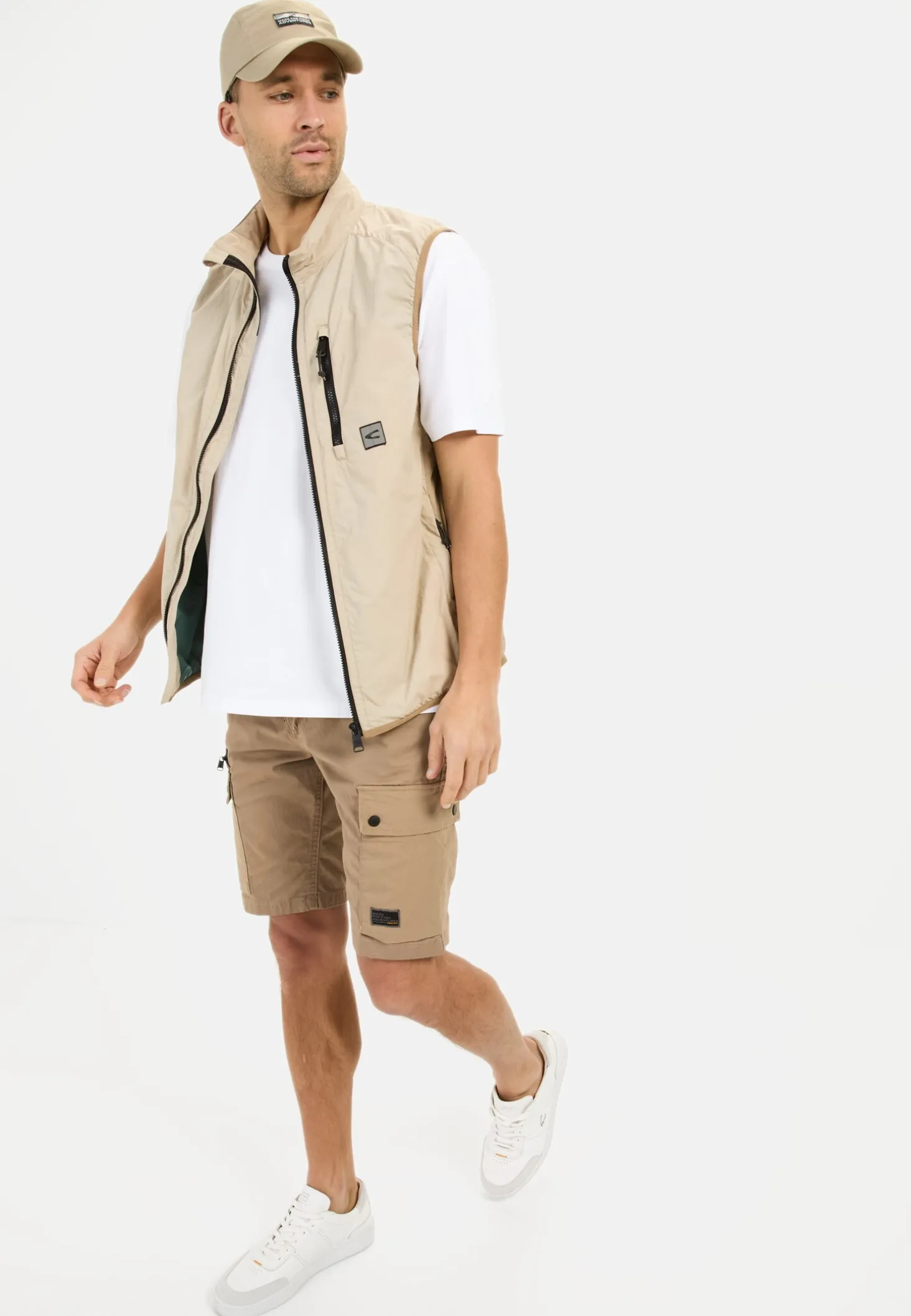 Cargo-Shorts mit Kordelzug und Stretch