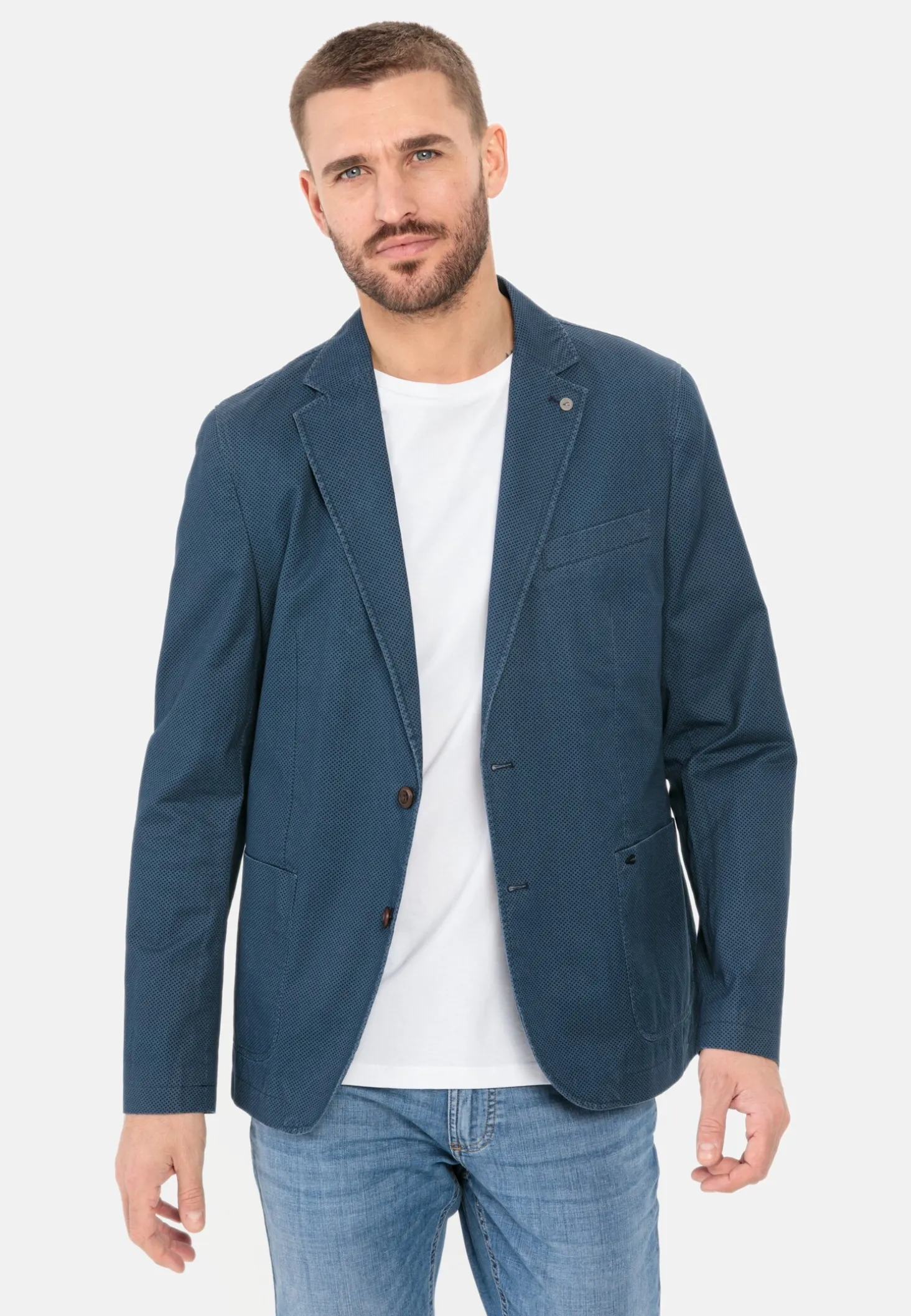 Casual Sakko aus Baumwolle