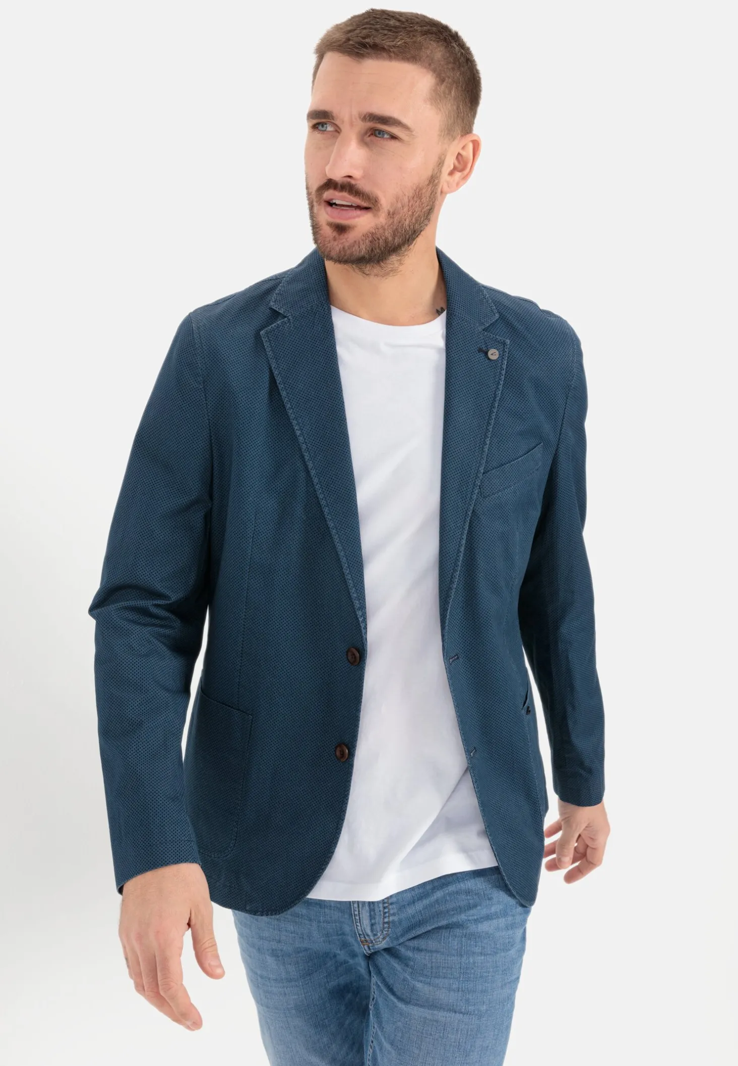 Casual Sakko aus Baumwolle