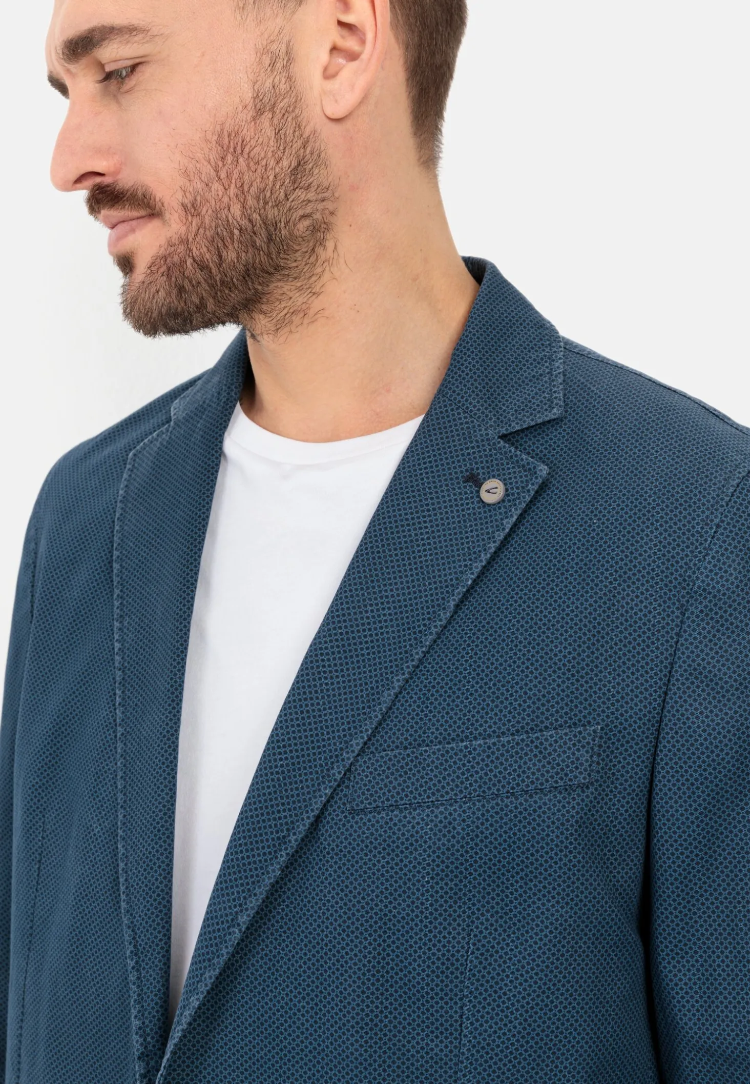 Casual Sakko aus Baumwolle