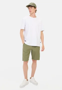 Chino Shorts mit elastischem Bund
